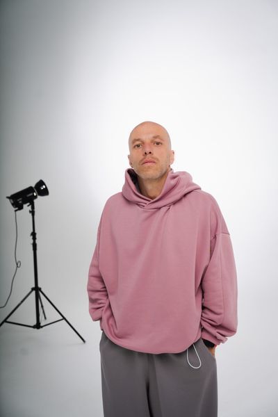 Love All Set Unisex: Grandmaster Hoodie (ліловий) + Baseline Pants (сірі) AG26005XS фото