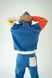Oversized Hoodie Blue, S