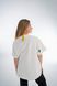 Holy Tennis Basic, Milk White Oversized T-Shirt, XS